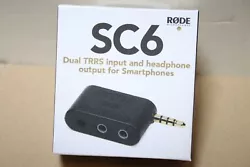 Le SC6 est un adaptateur à double TRRS pour les smartphones et les tablettes. Reference : SC6. Le SC6 combine les deux...