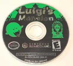 Luigis Mansion (Nintendo GameCube) Disc Only. Tested. Works. Authentic.. FAST AND FREE SHIPPING.