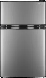 Only at Best Buy Reduce your electric bill with this Insignia 3.0 Cu. Ft. Mini Fridge with Top Freezer. This Energy...