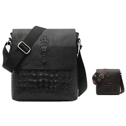 Made of high-quality Waterproof PU leather with a clear crocodile embossed texture, this bag is not only...