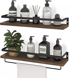 Storage Shelves - Floating shelves are made of high-quality radiata pine wood with dampproof, heat-resistant. Best...