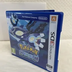Pokémon Saphir Alpha Nintendo 3DS 2DS. Version française envoie rapide et soigne sous enveloppe à bulle
