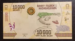Billet 10000 Ariary 2017 SUP Madagascar Afrique.