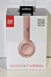 Beats Solo3 Wireless Headphones. New Sealed in Box. Carrying case.