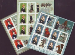 (1) HERMIONE-.. FETE DU TIMBRE 2007-. 1) RON-.. 1) HARRY POTTER-.. 1) CARNET-..BC 4024A.