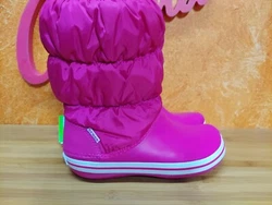 Crocs Winter Puff Boot Womens Candy Pink Size w7 NWT. Ships ASAP from Los Angeles CA. New with tags, they dont have a...
