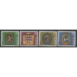 Suisse - 1983 - No 1180/1183 - Art. For those which are not (new with hinge or canceled), the condition is indicated in...