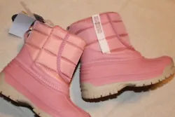 TODDLER GIRLS. Pink Splash. Cold Weather Boots.