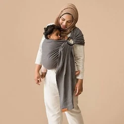 Wildbird The WildBird Ring Sling boasts beautiful 100percent Belgian linen pulled through two aluminum rings to create...
