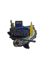 Cooperstown Dreams Park Trading Pins 2014 New Texan Allied Forces.
