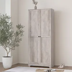Features a laminated finish in a variety of White colors. It has two doors that easily open to a spacious wardrobe. 1 x...