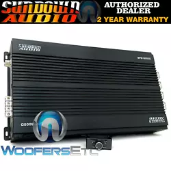SFB-8000.1D - Sundown Audio Monoblock 8100W RMS Class-D Amplifier. Monoblock Class D Amplifier. Maximum Output Power at...