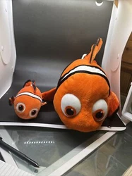Finding Nemo Nemo And Dad Plush B3. Condition is Used. Shipped with USPS Ground Advantage.