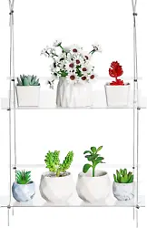 Shelves Easily Adjust To Fit A Wide Range Of Plant Heights. You can barely see the shelves! Special Features 2 layer...