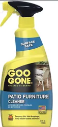 Goo Gone Outdoor Patio Furniture Cleaner Wicker Cushion Spray 24 Oz HTF. Hard to findDiscontinued Citrus basedSurface...