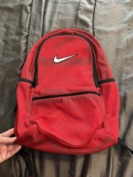 NIKE Brasilia MESH Backpack Used Lightly RED. Nice backpack used lightly a few times still lots of life left.