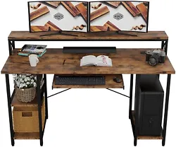 Gaming Home office Desk, Polished Finish wood, Minimalistic.