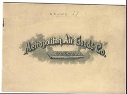 We offer this catalog for the Metropolitan Air Goods Co. of Reading , Mass (Formerly Boston). 2 testimonial letters...