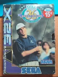 Golf 36 Great Holes Starring Fred Couples Sega Mega Drive 32X 32 X.