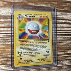 Pokemon Electrode Base Set 2 Card 25/130LP-MPSleeved and Toploaded Ships Fast!