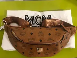 MCM Fursten Visetos Small Belt Bag. Adjustable belt strap, 54