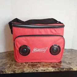 Budweiser Rechargeable Bluetooth Speaker Cooler Bag | 24 Can Capacity.  Great shape minimal use. Tested Bluetooth. Very...