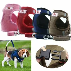 Make from durable windproof material, combine with reflective color, more easy to find your dog. Type: Dog Harness and...