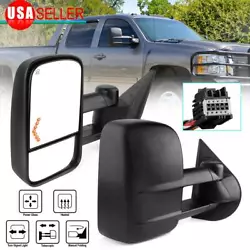 Tow Mirrors Power Heated LED Signals. For 07-13 Chevy Silverado Towing Mirrors. for 07-13 Chevy Silverado 1500 2500...