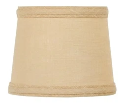 They are in a nice rich looking linen and have a brass clip. Update your Chandelier or Wall Sconce in an instant with...