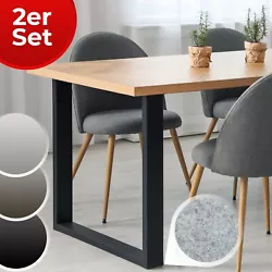 Pied de table en acier, cadre de table- couleur et taille au choix, revetu en poudre- pied de table basse, idéal pour...