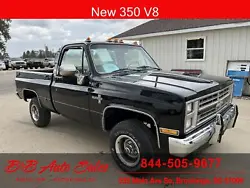This Black 1986 Chevrolet K10 located at B and B Auto Sales in White SD. Were happy to provide this K10s CARFAX vehicle...