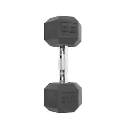 Enhance your workout routine with the Coated Hex Dumbbell. The Hex shaped dumbbell heads ensure the dumbbell will not...