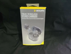 Acoustix True Wireless Stereo Earbuds Voice Assistance High Fidelity Sound.