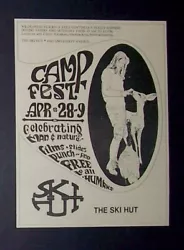 The Ski Hut Berkeley CA Camp Fest 1967 Orig. Date: 1967. The pictured ad is on one side and miscellaneous publication...