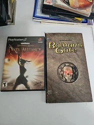 Baldurs Gate: Dark Alliance PS2 and Computer game bundle.