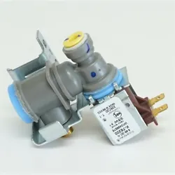 Refrigerator Water Inlet Solenoid Valve supplies water to the refrigerator ice maker. Designed to fit specific...