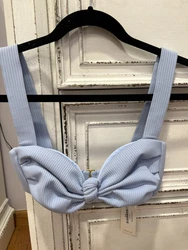 montce hayden bikini topSize: xsColor: peri (light blue)From Montce website:Fit • High Support + Push Up Top• Wide...