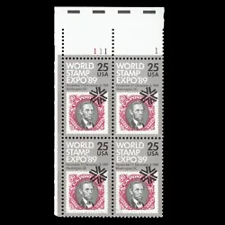 You will be receiving the exact scanned stamp block shown. This particular example of Scotts number 2410 is mint never...