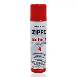 Fuel to refill candle, multi-purpose, and pocket Butane Lighters. Zippo isobutane formula. Bottled in Bradford, PA.