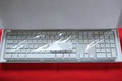 This is a pre-owned Apple Computer WIRED USB Extended Keyboard, A1243. There is a slight stress crack and bend on the...