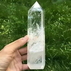 1PC Clear Quartz. Natural crystal. Material: Natural Crystal. hope you could understand. Color: Clear. The item should...