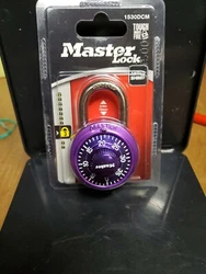Master Lock Combination Padlock Purple Locker Gym Work Storage Unit 1530DCM New.
