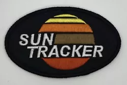 Sun Tracker Pontoon Boat Patch Fishing Bass Pro Retro Vintage Style Cap Hat. 3 7/8 x 2 3/8 inches. Can be sewn or...