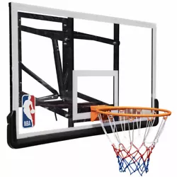 Show off your love for the National Basketball Association (NBA) with this top-of-the-line basketball hoop. This...
