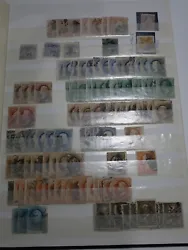 Voici un gros lot de timbres des Etats Unis range dans un album. Forte cote. On retrouve + de 600 timbres obliteres...