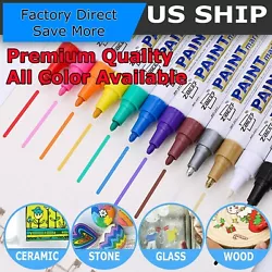 Universal Waterproof Permanent Paint Marker Pen Car Tire Tyre Rubber Oil Based. - Material: Oil-based paint marker. - 1...