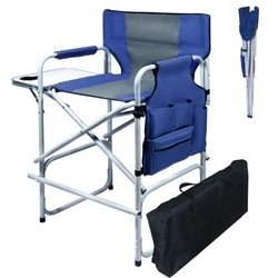 HUMANIZED DESIGN: The directors chair is designed with foam cushion armrests and footrests, and the seat cushion and...