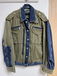 Item Title Diesel Military Denim Jacket. We are located in Japan.