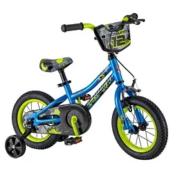 •Schwinn SmartStart steel BMX-style kids frame features narrower, kid-specific proportions for easier pedaling and...