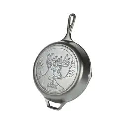 Made with just iron and oil, the collectible skillet features helpful handles for easy lifting and displaying. The...